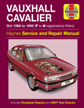 Load image into Gallery viewer, Vauxhall Cavalier Petrol (Oct 88 - 95) Haynes Repair Manual (Hardback)