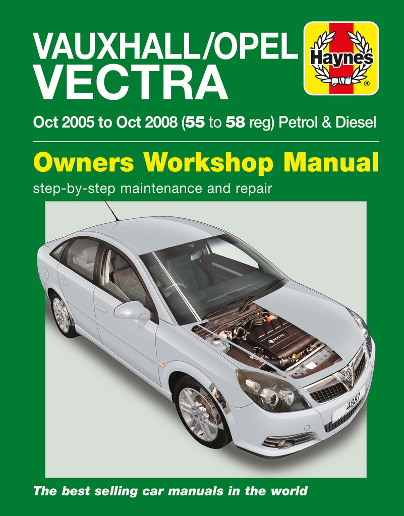 Vauxhall/Opel Vectra Petrol/Diesel (Oct 05-Oct 08) Haynes Manual (Paperback)