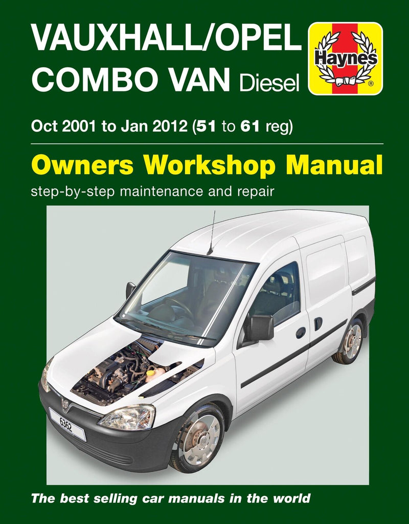 Picture 1 of 10 Click to enlarge Have one to sell? Sell it yourself Vauxhall Combo Diesel Van (Oct 01 - Jan 12) Haynes Repair Manual (Paperback)