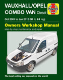 Picture 1 of 10 Click to enlarge Have one to sell? Sell it yourself Vauxhall Combo Diesel Van (Oct 01 - Jan 12) Haynes Repair Manual (Paperback)