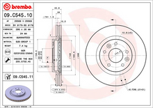 Load image into Gallery viewer, Brembo Brake Disc, 09.C545.11