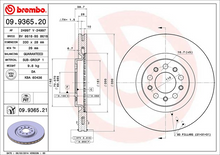 Load image into Gallery viewer, Brembo Painted Brake Disc, 09.9365.21