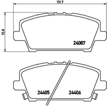 Load image into Gallery viewer, Brembo Brake Pad, P 28 037