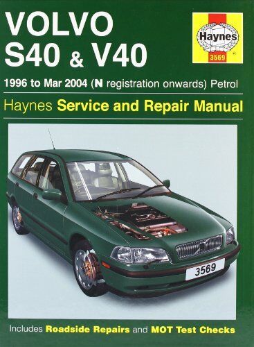 Volvo S40 and V40 Petrol (1996-Mar 2004) N to 04 Haynes Car Manual