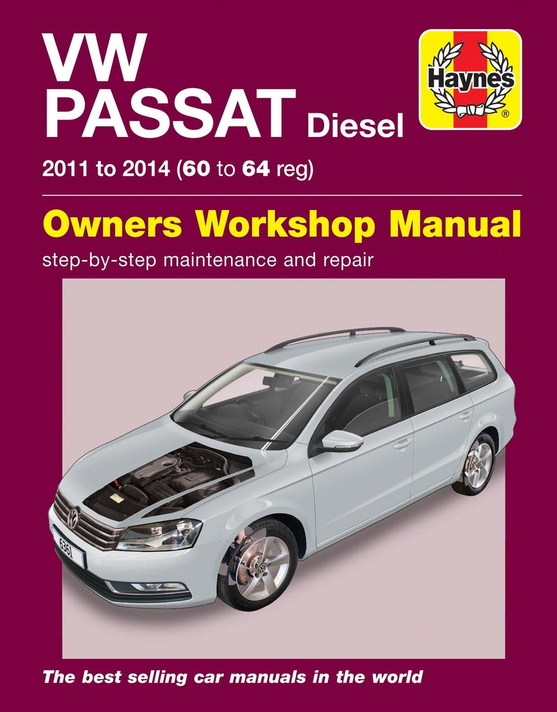 Volkswagen Passat Diesel (11-14) 60 to 64 Haynes Repair Manual (Paperback)