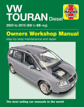 Load image into Gallery viewer, Volkswagen Touran Diesel (03 - 15) 03 to 65 Haynes Repair Manual (Paperback)