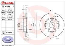 Load image into Gallery viewer, Brembo Painted Brake Disc, 09.C648.11