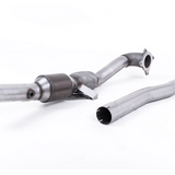 Milltek Audi TT Mk2 2.0 TFSi 2WD 2006-2011 Large Bore Downpipe and Hi-Flow Sports Cat Exhaust, SSXAU348-1