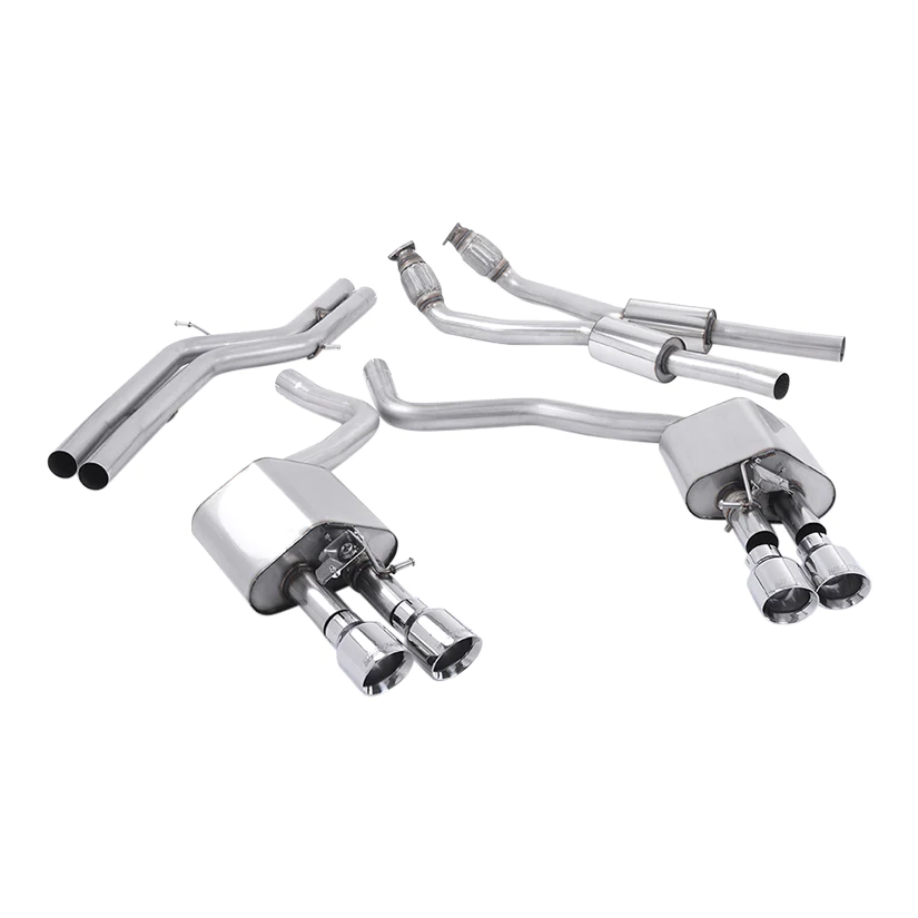 Milltek Audi S7 Sportback 4.0 TFSI quattro S tronic 2012-2018 Cat-back Exhaust, SSXAU331-2