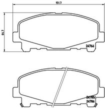 Load image into Gallery viewer, Brembo Brake Pad, P 28 043