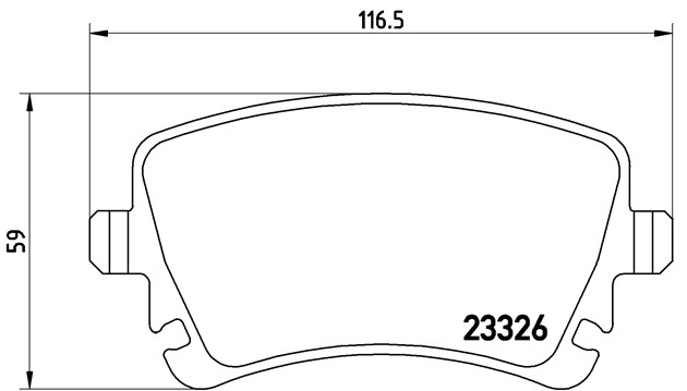 Brembo Brake Pad, P 85 083