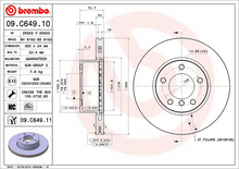 Load image into Gallery viewer, Brembo Painted Brake Disc, 09.C649.11