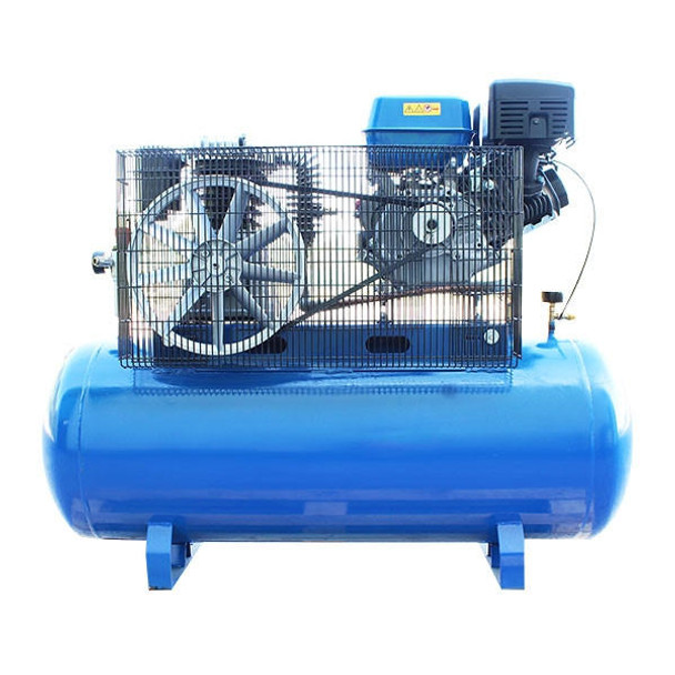 Hyundai 200L Litre Air Compressor, 29CFM/145psi, Twin Cylinder Belt Drive 14hp