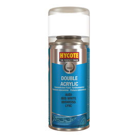 Hycote Audi Ibis White Double Acrylic Spray Paint 150ml - XDAD503