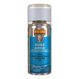 Hycote BMW Titan/Titanium Silver Metallic Double Acrylic Spray Paint 150ml