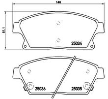 Load image into Gallery viewer, Brembo Brake Pad, P 59 077