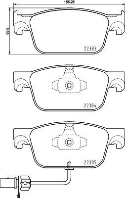 Brembo Brake Pad, P 85 153