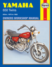 Load image into Gallery viewer, Yamaha 650 Twins (70 - 83) Haynes Repair Manual