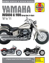 Load image into Gallery viewer, Yamaha XVS650 &amp; 1100 Drag Star/V-Star (97 - 11) Haynes Repair Manual (Paperback)