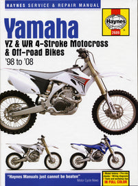 Yamaha YZ & WR 4-stroke Motocross Bikes (98 - 08) Haynes Manual (Paperback)