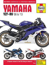 Load image into Gallery viewer, Yamaha YZF-R6 (06-13) Haynes Repair Manual (hardback)