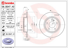 Load image into Gallery viewer, Brembo Brake Disc, 08.B347.41