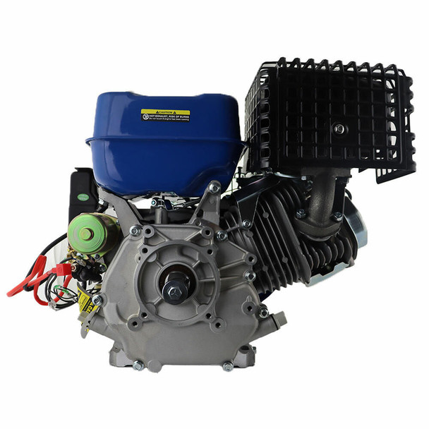 Hyundai 420cc 14hp 25mm Electric-Start Horizontal Straight Shaft Petrol Replacement Engine, 4-Stroke, OHV