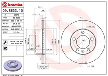 Load image into Gallery viewer, Brembo Painted Brake Disc, 09.B633.10