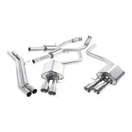 Milltek Audi S8 D4 4.0 TFSI quattro Tiptronic 2013-2018 Cat-back Exhaust, SSXAU469-1
