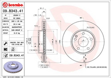 Load image into Gallery viewer, Brembo Painted Brake Disc, 09.B343.41