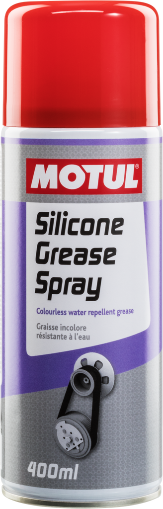 Motul Silicone Grease Spray - Colourless Water Repellent Grease 400ml
