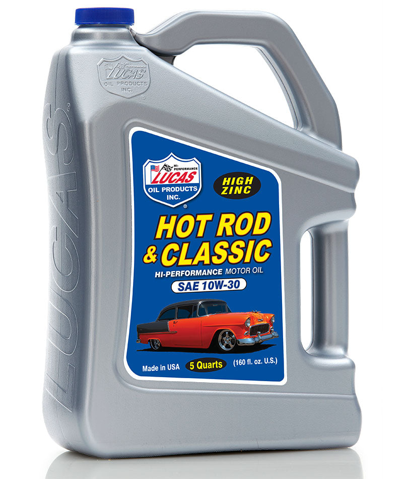 Lucas Oil SAE 10w-30 Hot Rod & Classic Car Engine Oil 4.73L - 10679