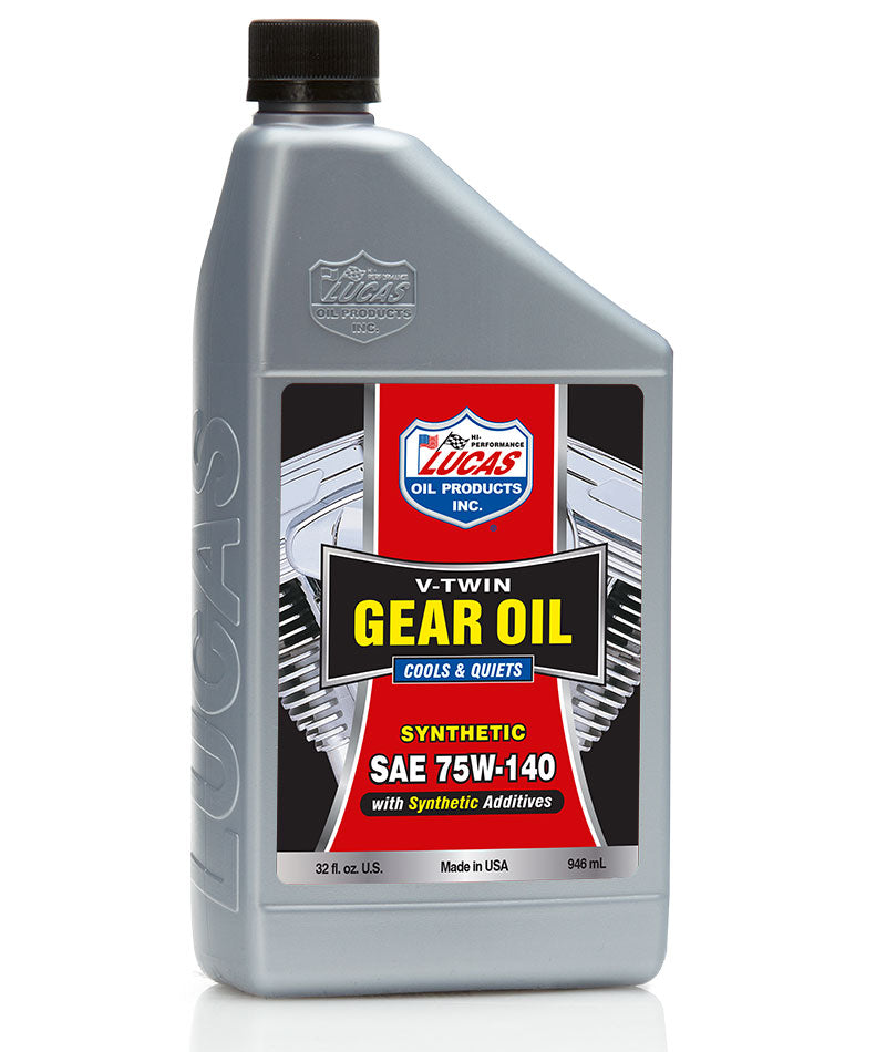 Lucas Oil V-Twin Fully Synthetic 75w-140 Gear Oil 946ml - 10791