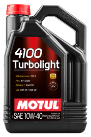 Motul 4100 Turbolight 10W-40 Engine Oil 5L