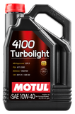 Motul 4100 Turbolight 10W-40 Engine Oil 5L