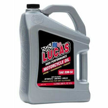 Load image into Gallery viewer, Lucas Oil SAE 20w-50 wt Motorcycle Oil 5L - 40774