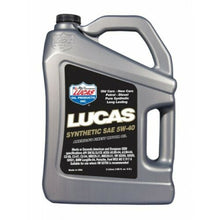 Load image into Gallery viewer, Lucas Oil Fully Synthetic SAE 5w-40 Engine Oil 5L - 10187