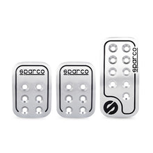 Load image into Gallery viewer, Sparco Aluminium Racing Pedals Set with Non-Slip Rubber - Black