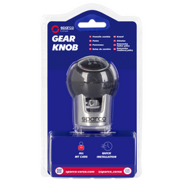 Sparco Shift Gear Knob - Black/Silver