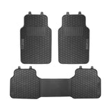 Sparco Set of 3 Universal Floor Mats with Rear Bridge Colour - Black/Grey