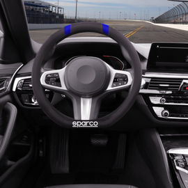 Sparco Steering Wheel Cover - Blue