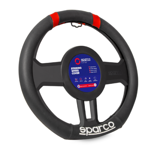 Sparco Steering Wheel Cover - Red