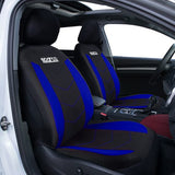 Sparco 9 Piece Seat Cover Set Black/Blue