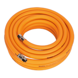 Sealey Air Hose 10mx10mm Hybrid High Visibilty with 1/4