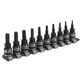 Sealey 10 Piece TRX-Star Socket Bit Set 3/8