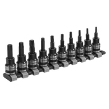 Sealey 10 Piece TRX-Star Socket Bit Set 3/8