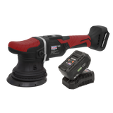 Sealey Cordless Orbital Polisher Kit 20v SV20 Series 125mm - CP20VOPKIT