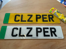 Load image into Gallery viewer, Pair EV Number Plates MOT and Road Legal