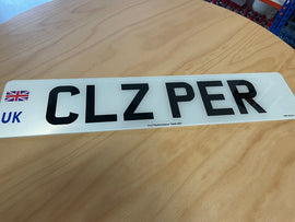 Front Dealer Grade UK Number Plates MOT Road Legal Car Van Reg Trailer Caravan