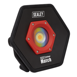 Sealey Rechargeable Floodlight 20w COB LED Lithium-ion Colour Matching CRI - LED068